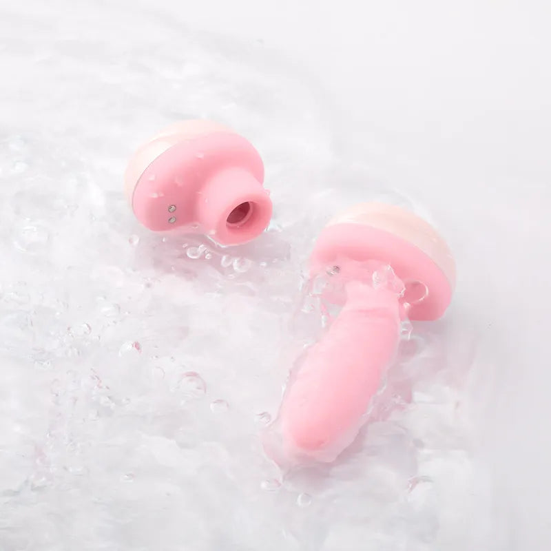 BEYOURLOVER ADULT CLOCK ALARM PINK - Sucking Vibrator App Remote Control